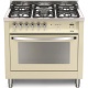 Aragaz Lofra RBI66MFT/CI, 60x60 cm, gaz, 4 arzatoare, grill, aprindere electronica, timer, crem