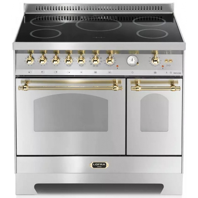 Aragaz Lofra Dolcevita RSD96MFTE/5i, 90x60cm, 5 zone inductie, grill inox