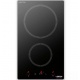 Plita incorporabila Lofra Luna, HIM302, 30 cm, plita inductie, 2 zone gatit, booster, sticla neagra
