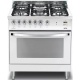 Aragaz Lofra Rainbow PRG86GVT/CI, gaz, 80x60cm, 5 arzatoare, grill electric, timer, aprindere electronica, rosu