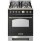 Aragaz Lofra RNM66MFT/CI, 60x60 cm, gaz, 4 arzatoare, grill, aprindere electronica, timer, negru