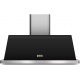 Hota decorativa Lofra Dolcevita 120 , 120 cm, 1 motor, 4 viteze, 800 m3/h, telecomanda, negru