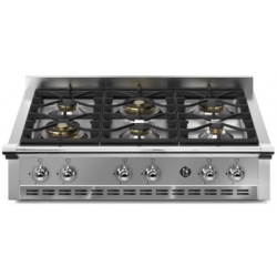 Plita incorporabila cooktop STEEL Ascot, 90 cm , 6 arzatoare, aprindere electrica, siguranta gaz, inox