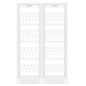 Racitor de vinuri Nevada Concept NW280D-FG, 280 sticle, doua zone, negru