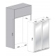 Vitrina de vinuri Nevada Coolors NW400T-SD-HR, 400 sticle, 3 zone, Negru