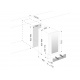 Vitrina de vinuri Nevada Concept NW20S-SSL, 20 sticle, negru/inox