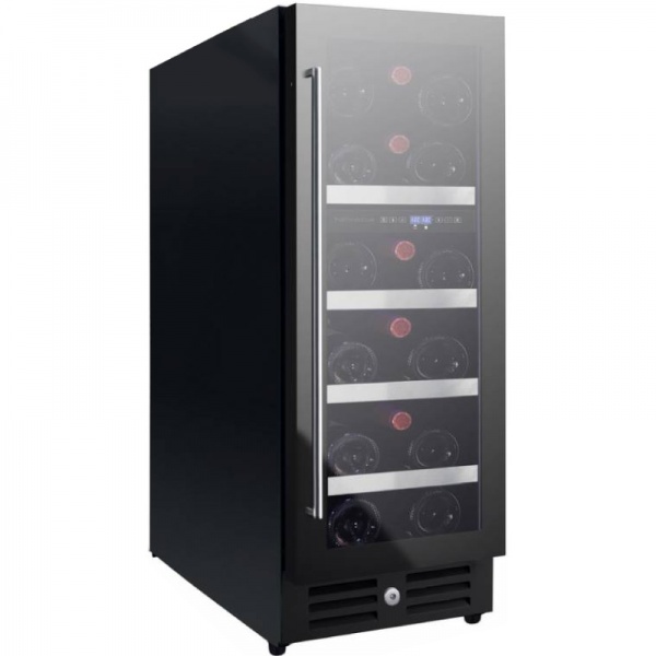 Racitor de vinuri Caso WineMaster Touch A one, 44 sticle, 117 W, negru/otel inoxidabil