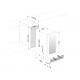 Racitor de vinuri Caso WineMaster Touch A one, 44 sticle, 117 W, negru/otel inoxidabil
