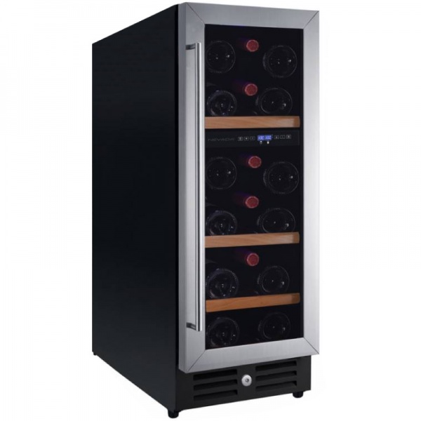 Racitor de vinuri Caso WineMaster Touch A one, 44 sticle, 117 W, negru/otel inoxidabil