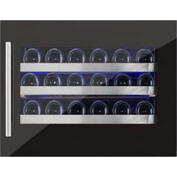 Racitor de vinuri Caso WineMaster Touch A one, 44 sticle, 117 W, negru/otel inoxidabil