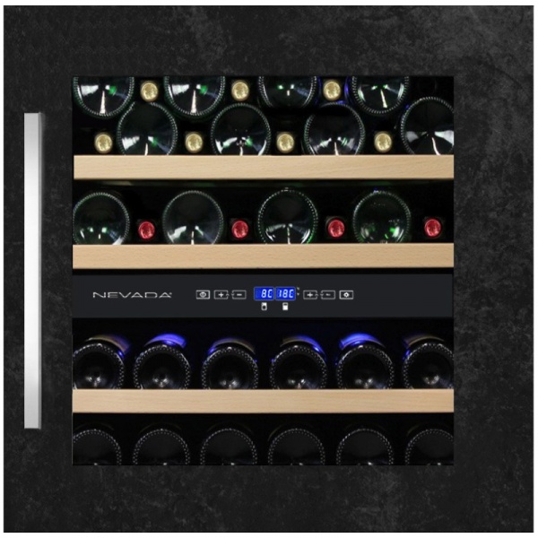 Racitor de vinuri Caso WineMaster Touch A one, 44 sticle, 117 W, negru/otel inoxidabil