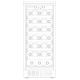 Racitor de vinuri Caso WineMaster Touch A one, 44 sticle, 117 W, negru/otel inoxidabil