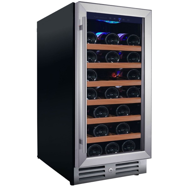 Racitor de vinuri Caso WineMaster Touch A one, 44 sticle, 117 W, negru/otel inoxidabil