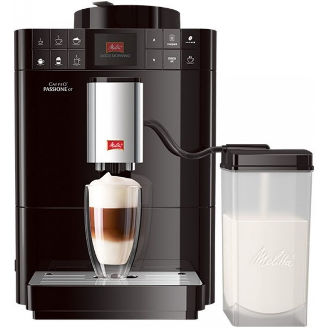 Espressor automat Melitta Caffeo Barista TS, Sistem Cappuccino, Autocuratare, 15 Bar, 1.8 l, Carafa lapte, Argintiu