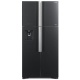 FRIGIDER side by side HAIER HRF-800DGS8, 435 kWh/an, 792 L, 457 L, sticla