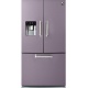 Side by Side Steel Genesi GFR9F , Clasa A+, 536L, No Frost, Dispenser Apa, Twist Ice Maker, inox