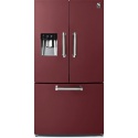 Side by Side Steel Genesi GFR9F , Clasa A+, 536L, No Frost, Dispenser Apa, Twist Ice Maker, visiniu