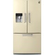 Side by Side Steel Genesi GFR9F , Clasa A+, 536L, No Frost, Dispenser Apa, Twist Ice Maker, albastru deschis