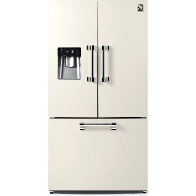 Side by Side Steel Ascot AFR9F , Clasa A+, 536L, No Frost, Dispenser Apa, Twist Ice Maker, negru