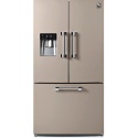 Side by Side Steel Ascot AFR9F , Clasa A+, 536L, No Frost, Dispenser Apa, Twist Ice Maker, gri nisip
