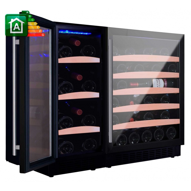 Vitrina de vinuri Nevada Concept NW33S-FG, 33 sticle, Negru