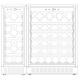 Vitrina de vinuri Nevada Concept NW33S-FG, 33 sticle, Negru