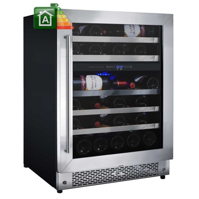 Racitor de vinuri Caso WineMaster Touch A one, 44 sticle, 117 W, negru/otel inoxidabil