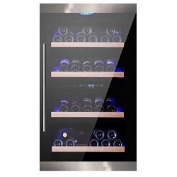 Racitor de vinuri Caso WineMaster Touch A one, 44 sticle, 117 W, negru/otel inoxidabil