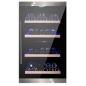 Racitor de vinuri Caso WineMaster Touch A one, 44 sticle, 117 W, negru/otel inoxidabil