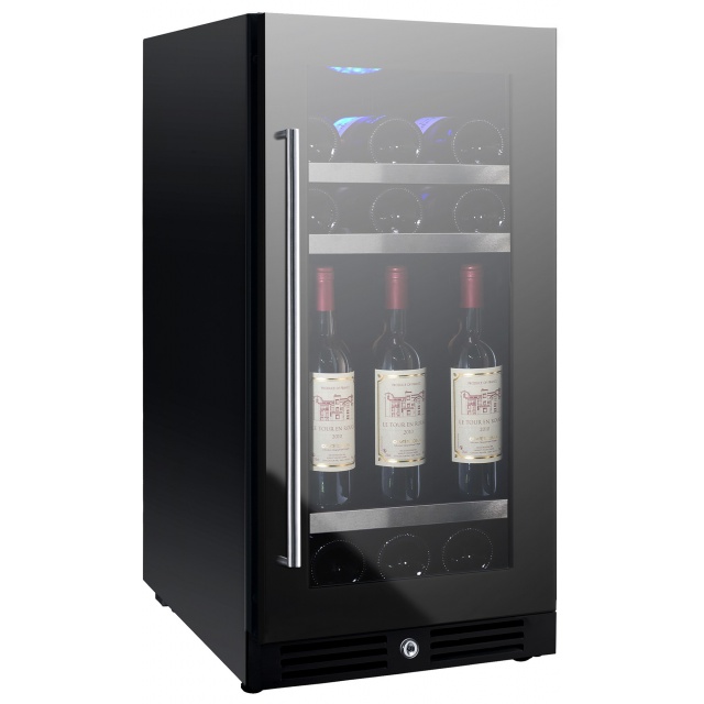 Racitor de vinuri Caso WineMaster Touch A one, 44 sticle, 117 W, negru/otel inoxidabil