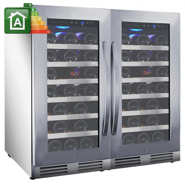 Racitor de vinuri Caso WineMaster Touch A one, 44 sticle, 117 W, negru/otel inoxidabil