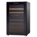 Vitrina de vinuri Tecfrigo Wine 32FG, 32 sticle, 2 zone temperatura, negru