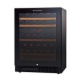 Vitrina de vinuri Tecfrigo Wine 32FG, 32 sticle, 2 zone temperatura, negru