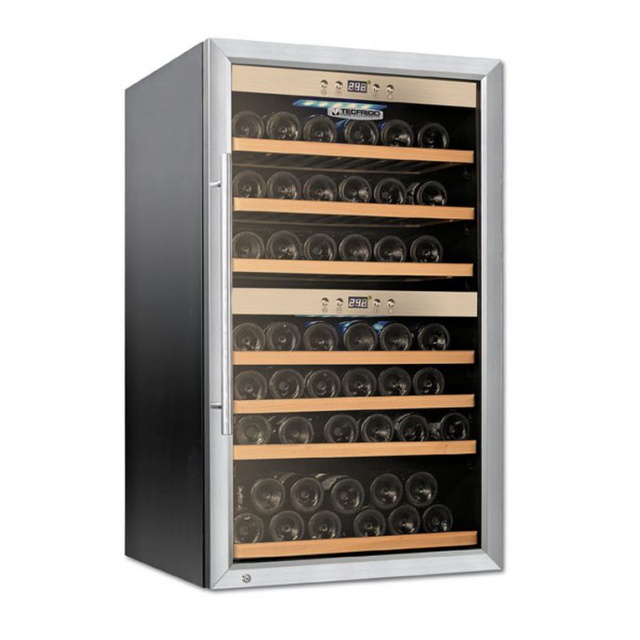 Racitor de vinuri Caso WineMaster Touch A one, 44 sticle, 117 W, negru/otel inoxidabil