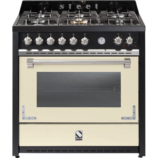 Aragaz Lofra RBI66MFT/CI, 60x60 cm, gaz, 4 arzatoare, grill, aprindere electronica, timer, crem