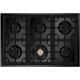 Aragaz Steel Oxford X9F, 90X60cm, 6 arzatoare, cuptor electric multifunctional, timer, aprindere electronica, crem