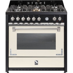 Aragaz Lofra RBI66MFT/CI, 60x60 cm, gaz, 4 arzatoare, grill, aprindere electronica, timer, crem