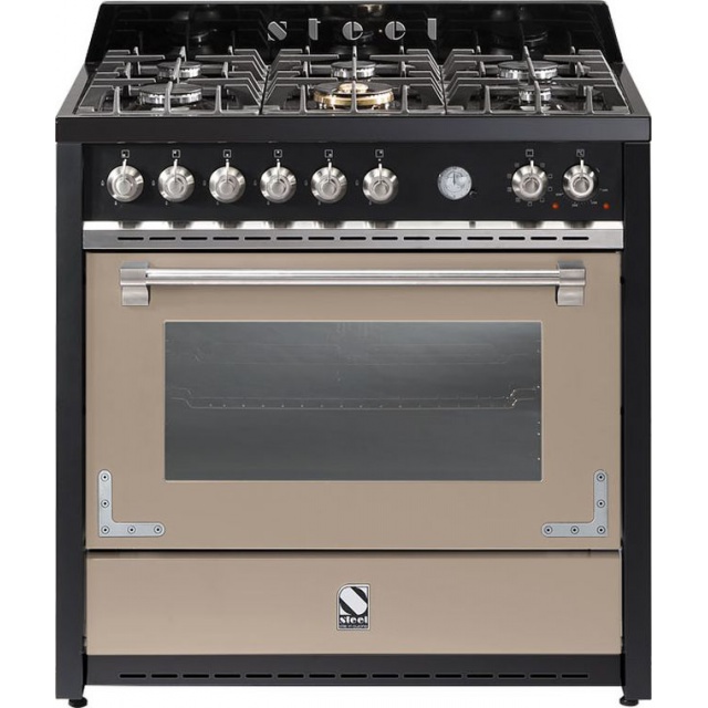 Aragaz Lofra RBI66MFT/CI, 60x60 cm, gaz, 4 arzatoare, grill, aprindere electronica, timer, crem
