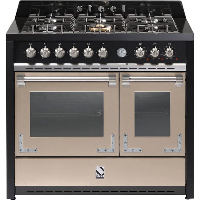 Aragaz Lofra RBI66MFT/CI, 60x60 cm, gaz, 4 arzatoare, grill, aprindere electronica, timer, crem