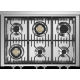 Aragaz Steel Genesi G10FF, 100X60cm, 6 arzatoare, 2 cuptoare, timer, aprindere electronica, crem