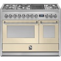Aragaz Lofra RBI66MFT/CI, 60x60 cm, gaz, 4 arzatoare, grill, aprindere electronica, timer, crem