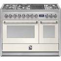 Aragaz Lofra RBI66MFT/CI, 60x60 cm, gaz, 4 arzatoare, grill, aprindere electronica, timer, crem
