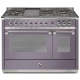 Aragaz Steel Ascot A12FF, 120X66cm, 7 arzatoare, 2 cuptoare, timer, aprindere electronica, inox