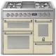 Aragaz Steel Genesi G10FFF, 100X60cm, 6 arzatoare, 3 cuptoare, timer, aprindere electronica, celeste