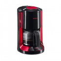 Filtru de cafea Severin KA4177,1000W,10 cesti,negru/rosu metalizat