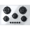 Aragaz Tecnogas P1X66M4VC, 60 cm, gaz, 4 arzatoare, grill, otel inoxidabil