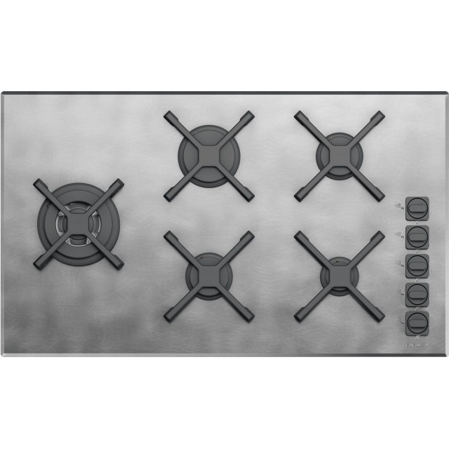 Aragaz Tecnogas P1X66M4VC, 60 cm, gaz, 4 arzatoare, grill, otel inoxidabil