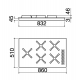 Aragaz Tecnogas P1X66M4VC, 60 cm, gaz, 4 arzatoare, grill, otel inoxidabil