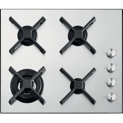 Plita incorporabila Barazza Select Plus, 60 cm, plita gaz, 4 arzatoare, sistem siguranta Stop-Gaz, inox