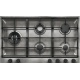 Plita incorporabila Barazza B_Free, 90 cm, plita gaz, 5 arzatoare, aprindere electronica, sistem Stop-Gaz, inox vintage